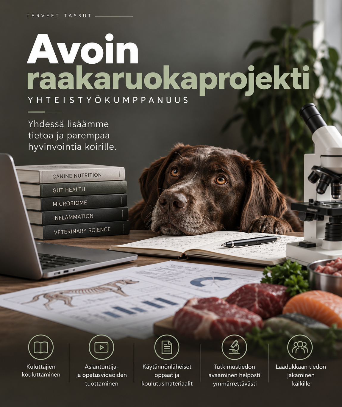 Avoin Raakaruokaprojekti | Laaja Yhteistyökumppanuus